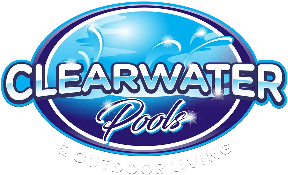 Clearwater Pools & Outdoor Living Waxahachie Texas Logo White