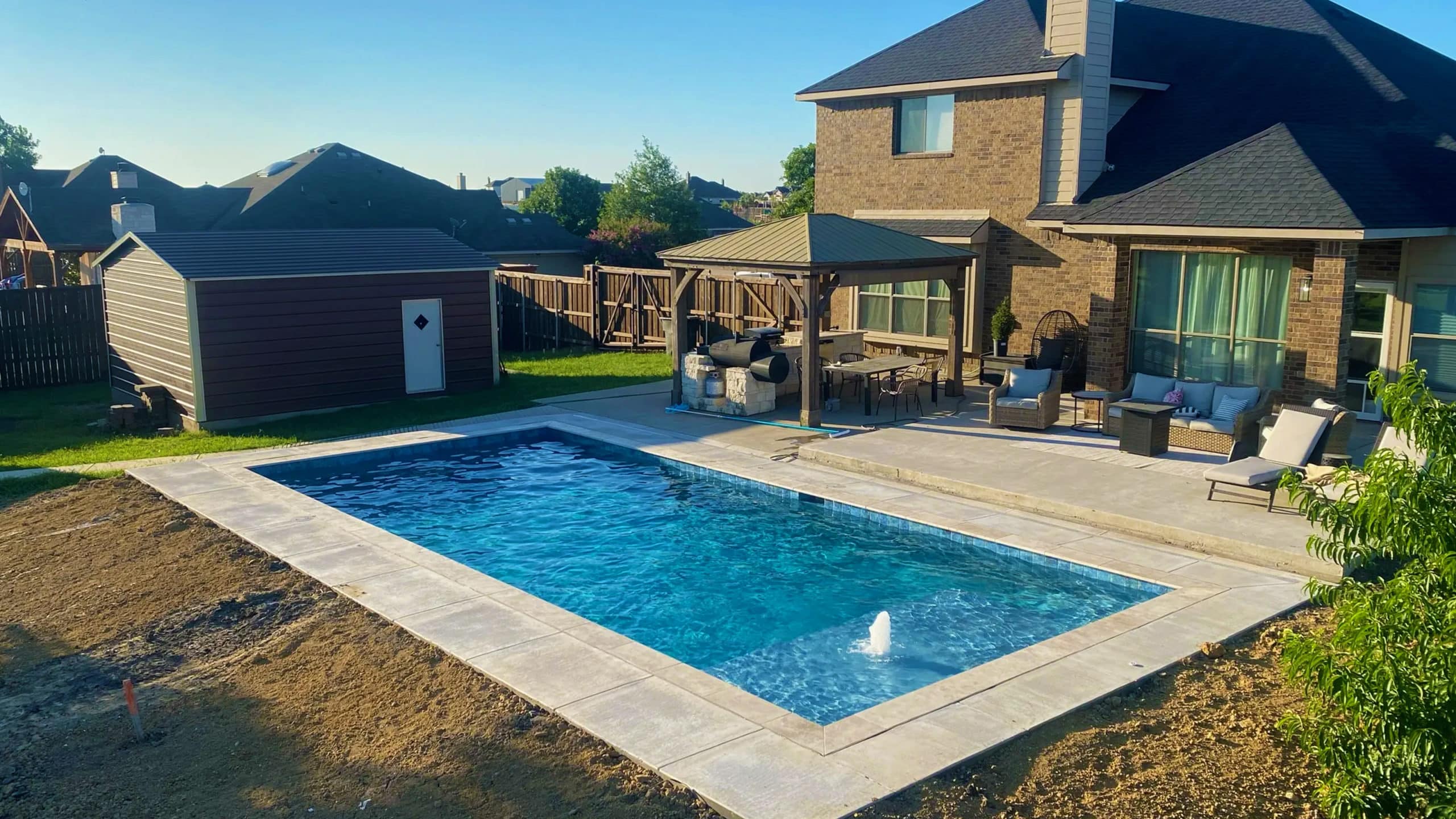 Clearwater Pools & Outdoor Living Waxahachie Texas Home Hero